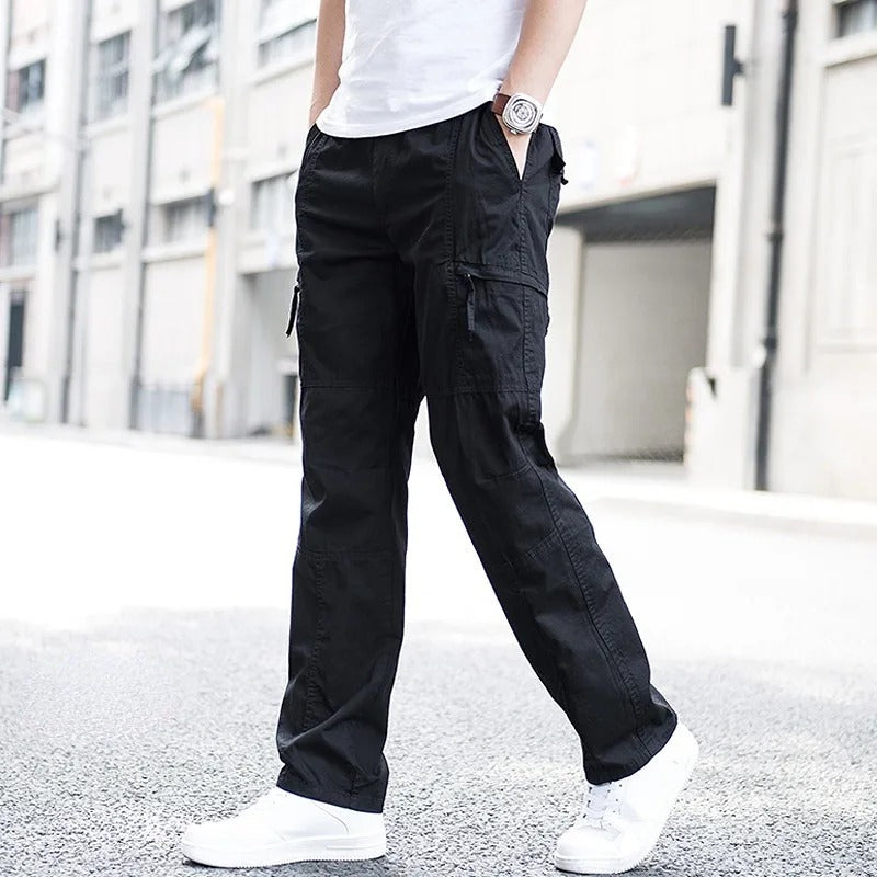 Classic relaxed cargo trousers for men | Hampton -8