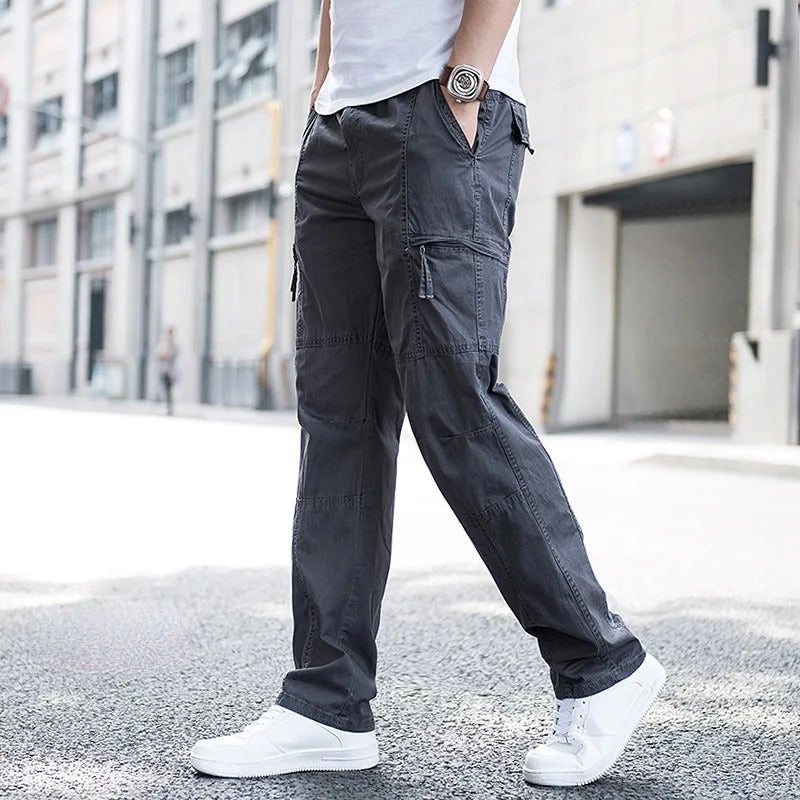 Classic relaxed cargo trousers for men | Hampton -11