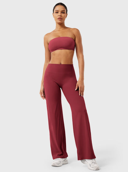 High-Waist Straight-Leg Leggings for Women | Eddiy