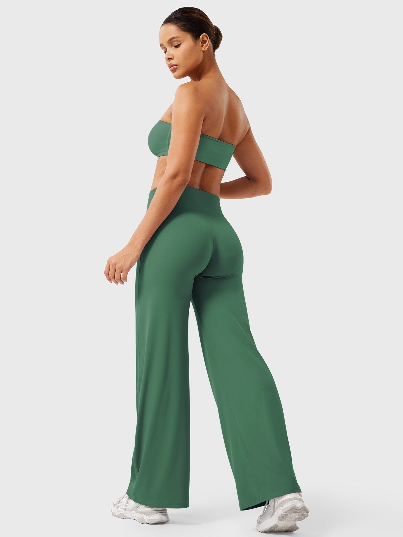 High-Waist Straight-Leg Leggings for Women | Eddiy