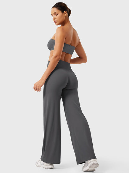 High-Waist Straight-Leg Leggings for Women | Eddiy