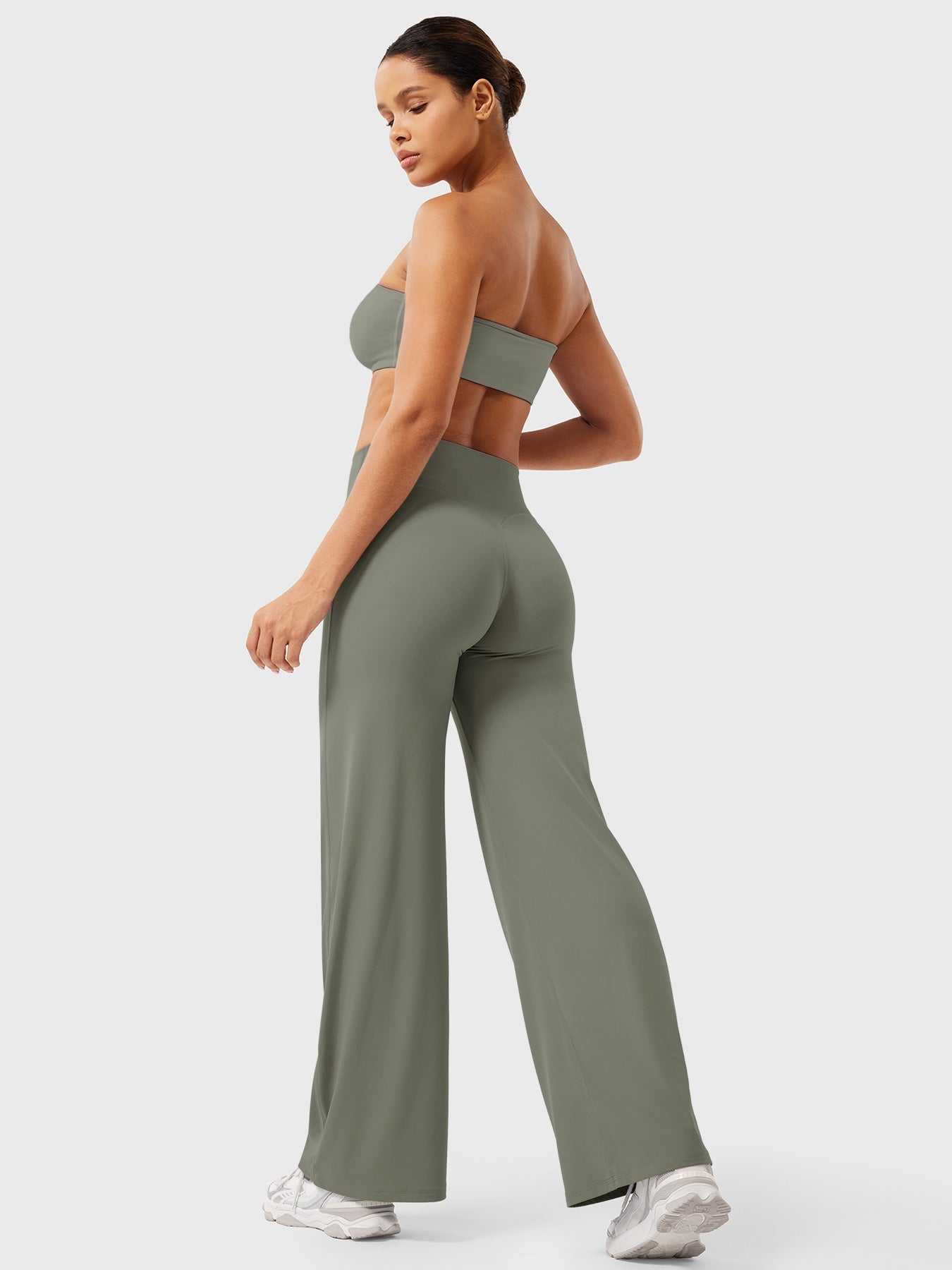 High-Waist Straight-Leg Leggings for Women | Eddiy