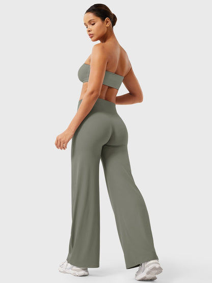 High-Waist Straight-Leg Leggings for Women | Eddiy